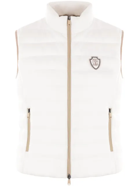 Brunello Cucinelli logo-appliqué gilet