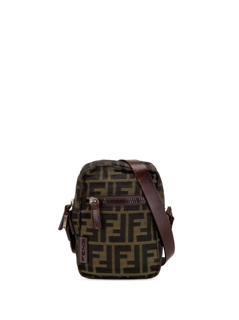 Fendi Pre-Owned 2000-2023 Zucca Canvas crossbody bag - Brown