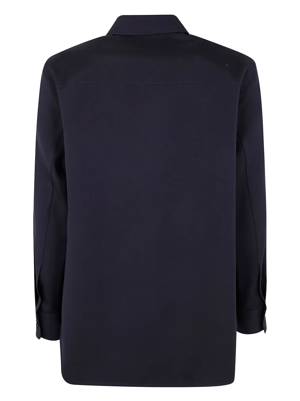 Jil Sander wool overshirt - Blauw