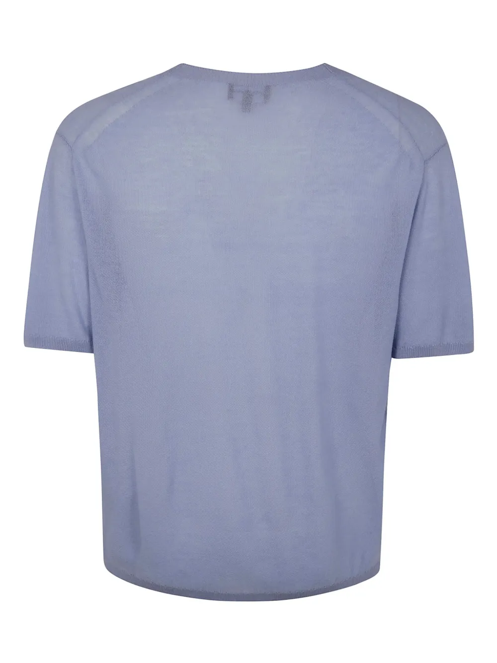 Emporio Armani colour block v-neck t-shirt - Blauw