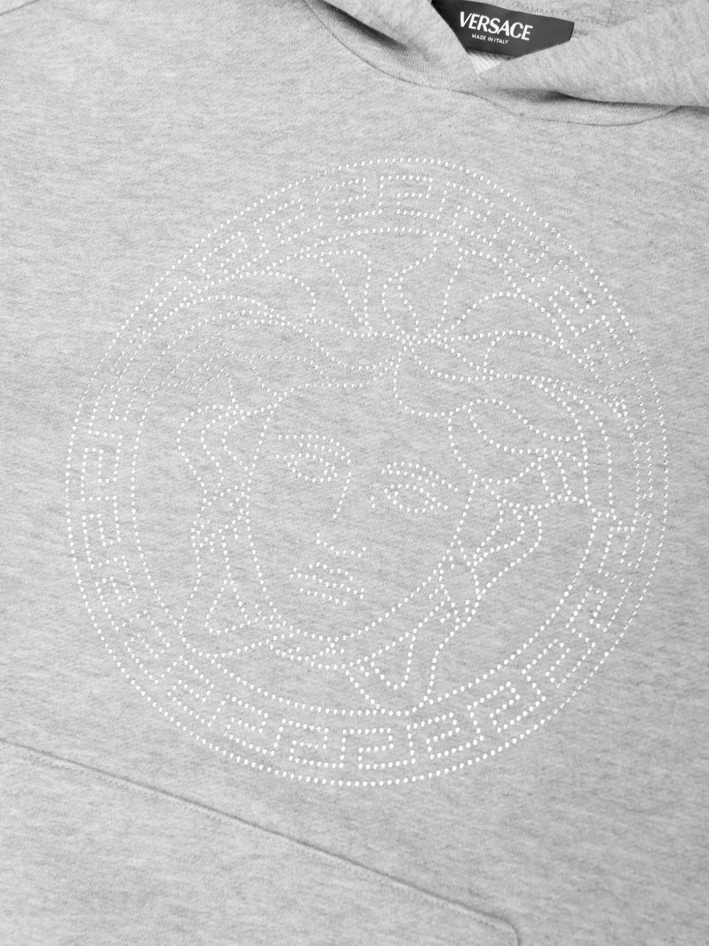 Versace Kids Hoodie met Medusa Head-patroon Grijs