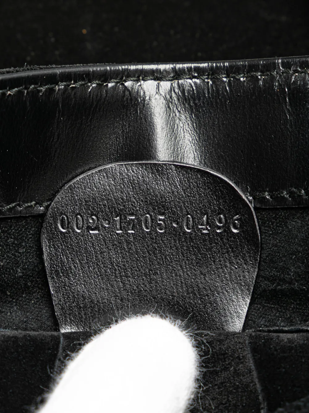 Gucci Pre-Owned 2000-2015 Wood Chain Suede Shoulder Bag