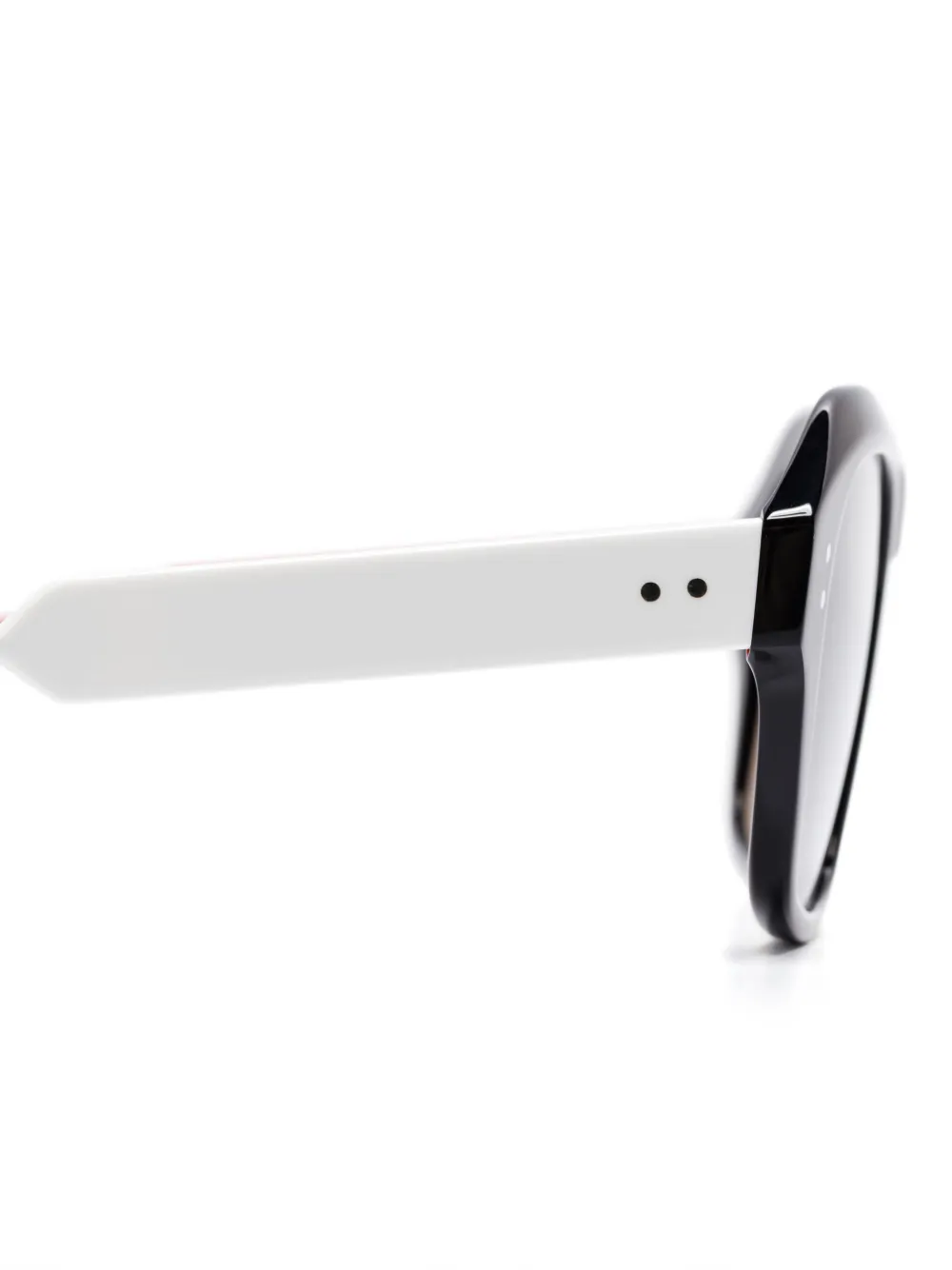 Thom Browne Eyewear Zonnebril met oversized montuur Zwart