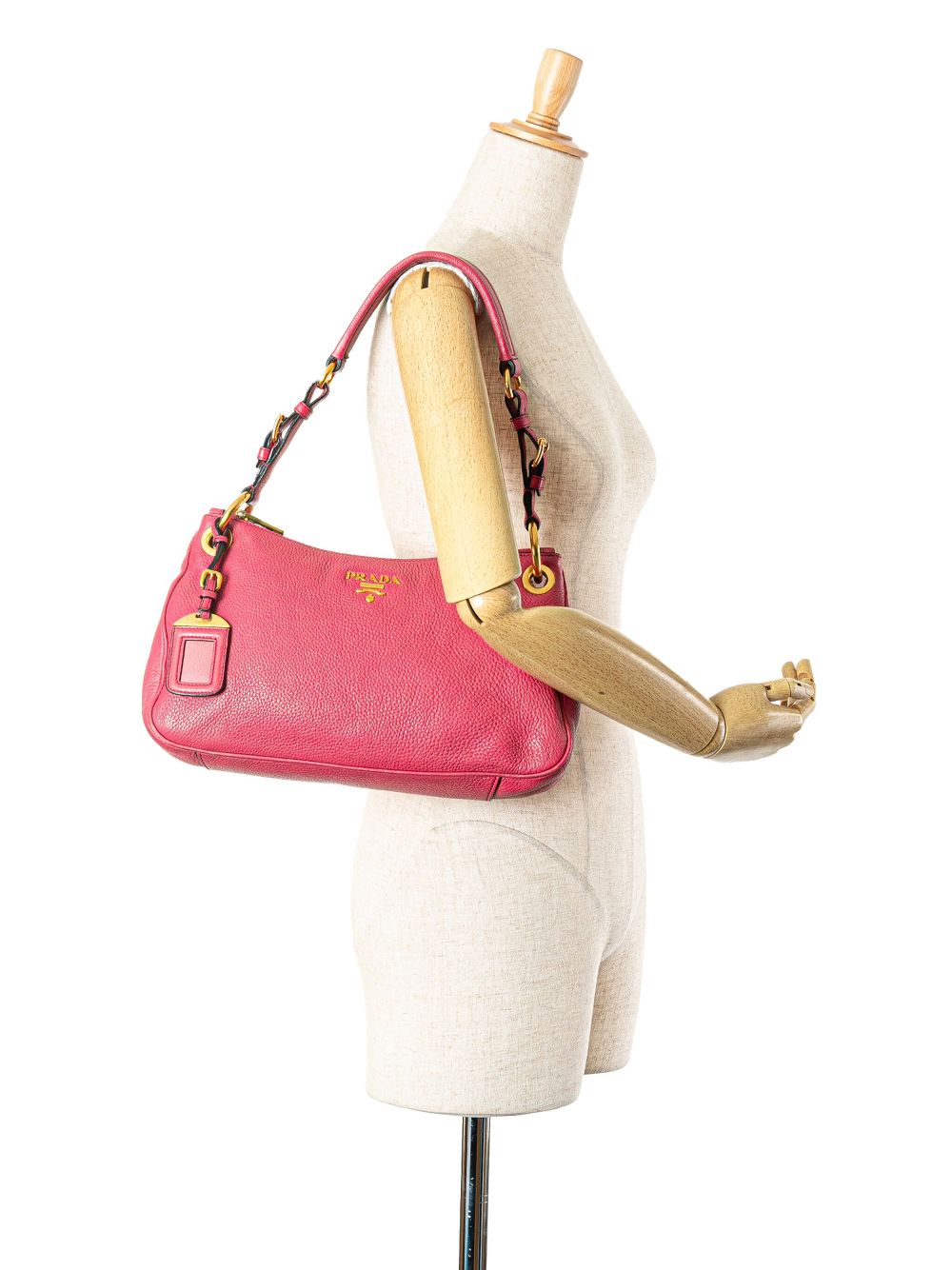 Prada Pre-Owned 2000-2024 Vitello Daino shoulder bag - Pink