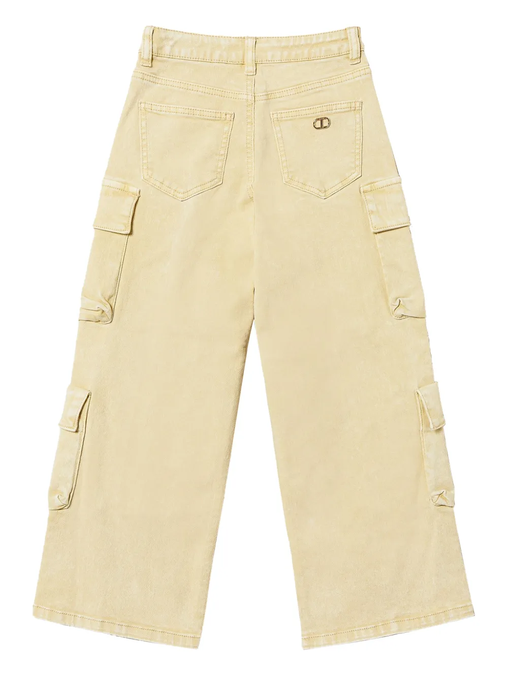 TWINSET Kids Cargo broek Geel