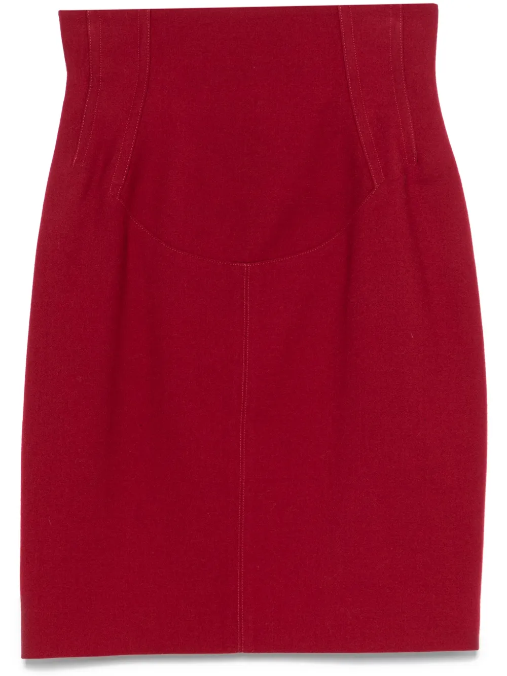 1990s wool mini skirt