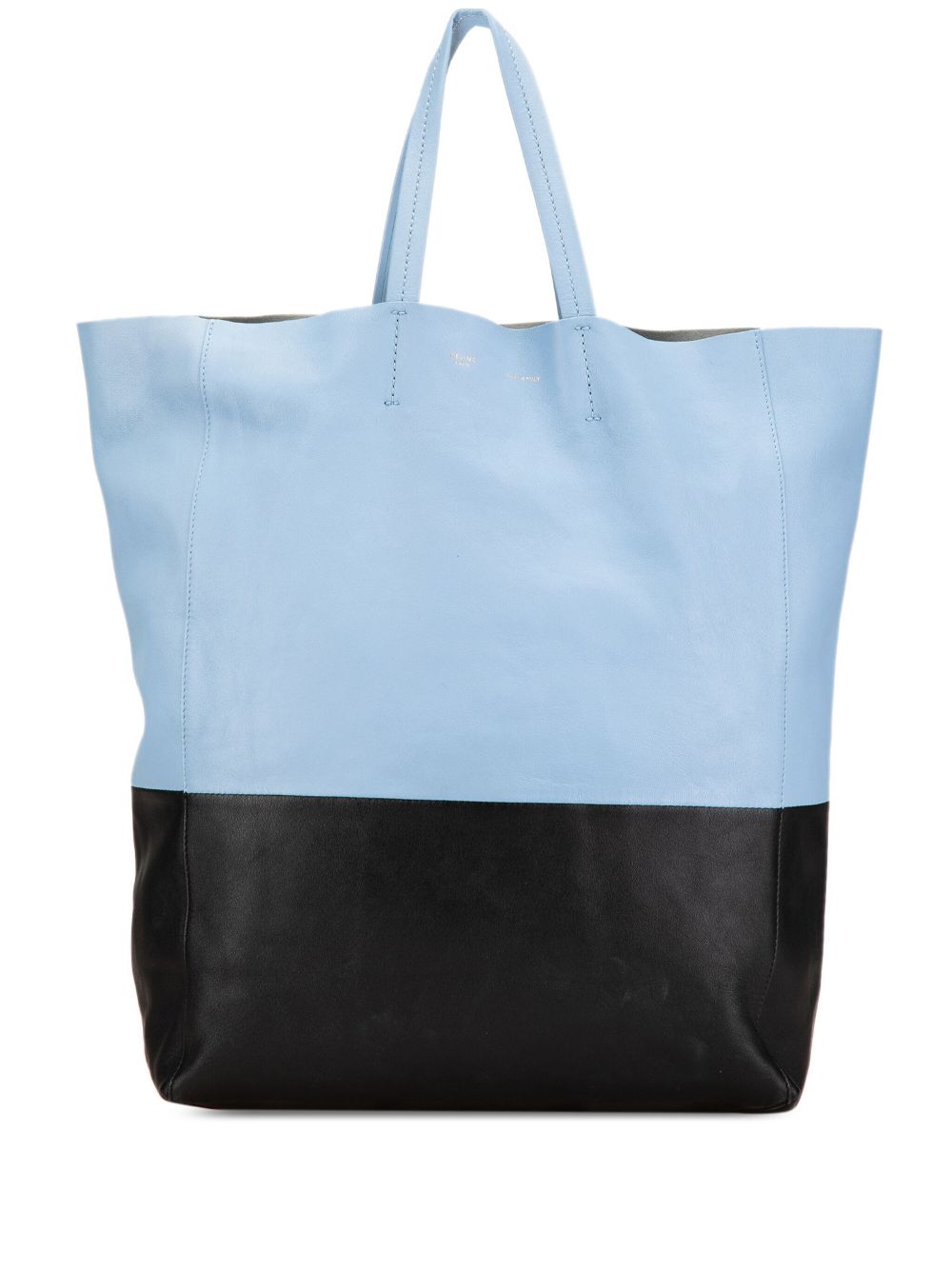 Céline Pre-Owned 2013 Bicolor Leather Vertical Cabas tote bag - Blue