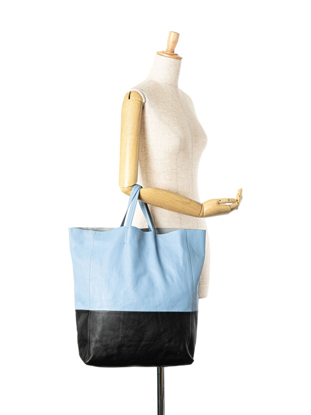 Céline Pre-Owned 2013 Bicolor Leather Vertical Cabas tote bag - Blue