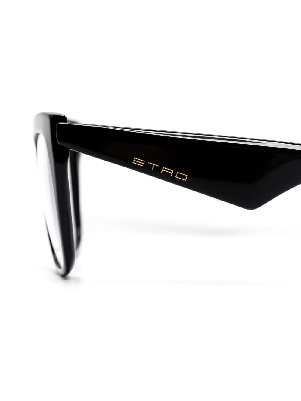 ETRO Bril met vlinder montuur Zwart