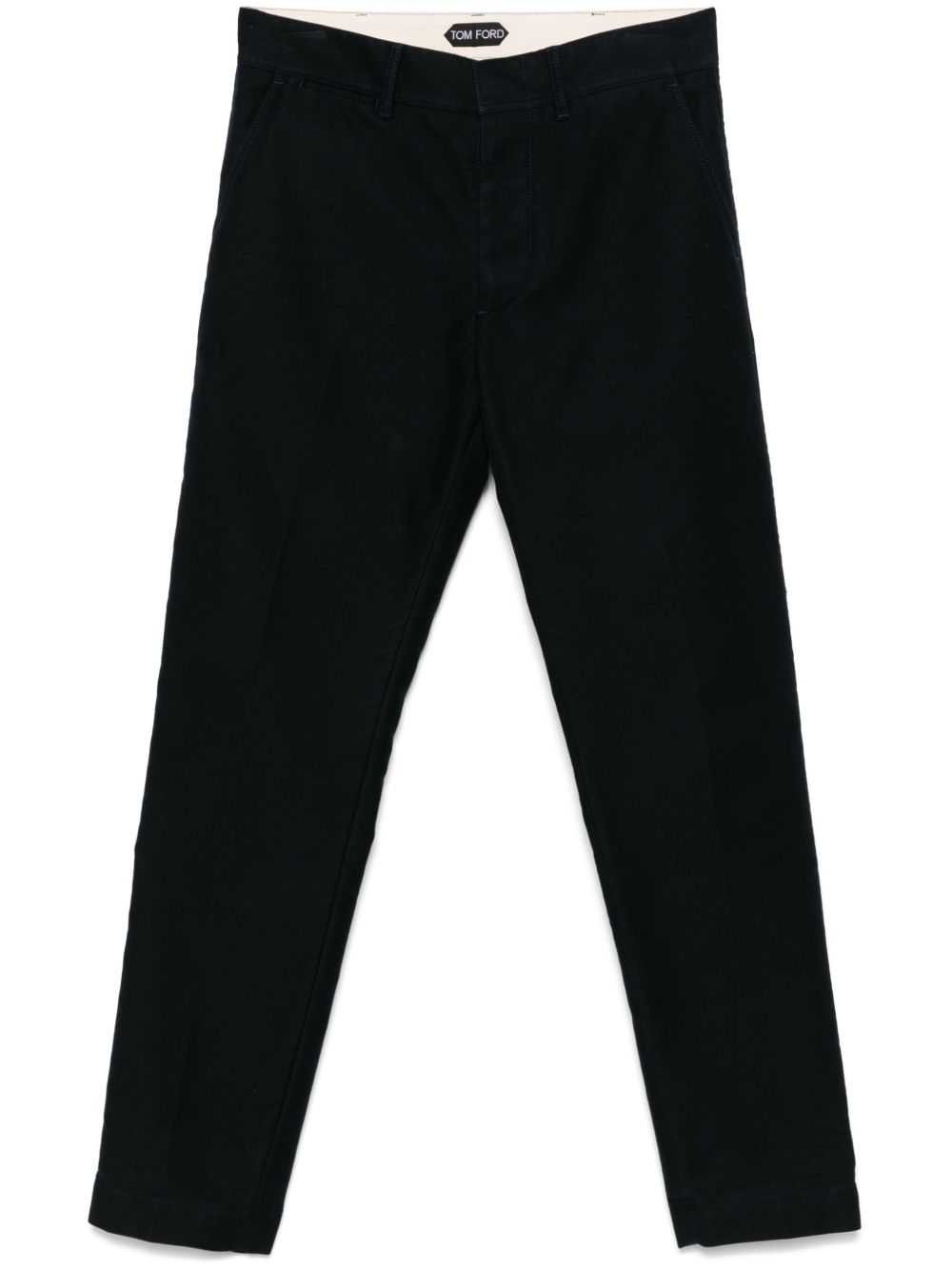 TOM FORD Katoenen chino Blauw