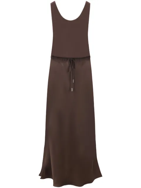 Brunello Cucinelli satin maxi dress