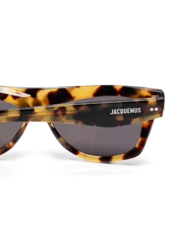 jacquemus pina sunglasses JACQUEMUS Pina Rectangle Sunglasses, 55mm | Bloomingdale main image 4