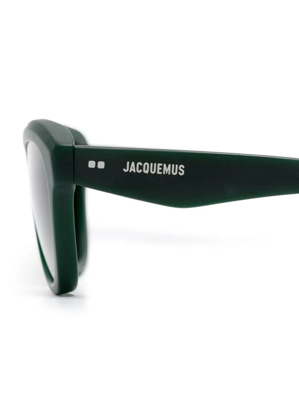 Jacquemus Palmier zonnebril Groen