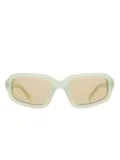 akila Jupiter square-frame sunglasses - Green