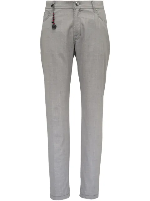 Marco Pescarolo charm attachment straight-leg trousers 
