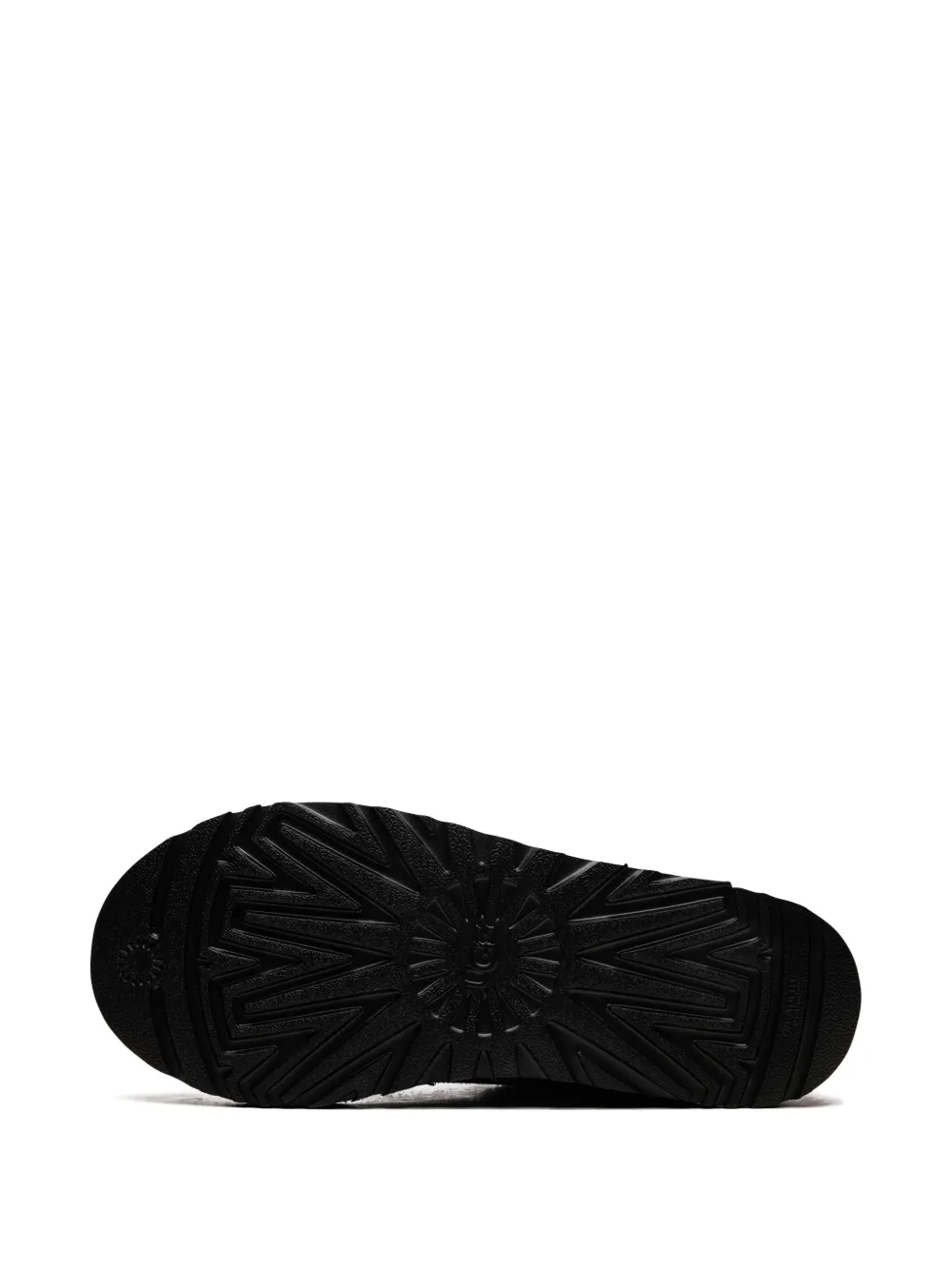 UGG Tasman Logo "Black Samba Red" slippers