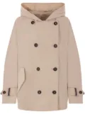 Brunello Cucinelli taffeta parka coat - Brown