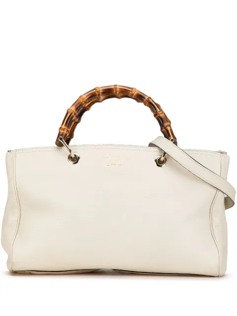 Gucci Pre-Owned 2000-2015 Medium Calfskin Bamboo Shopper satchel