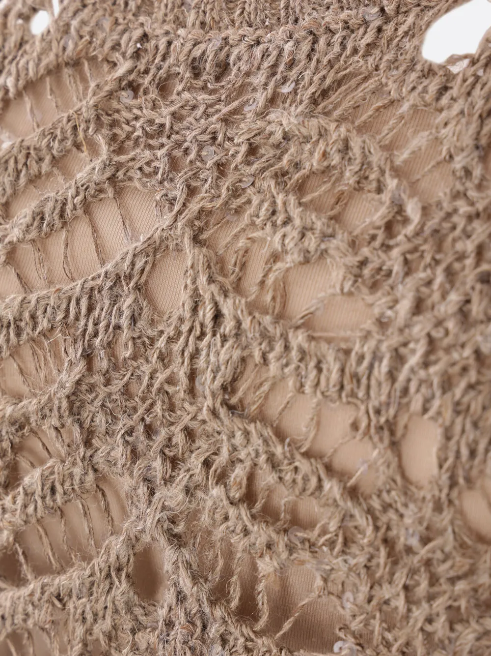 Brunello Cucinelli Sleeveless Knitted Vest In Brown