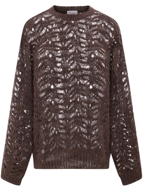 Brunello Cucinelli sequin-embellished sweater