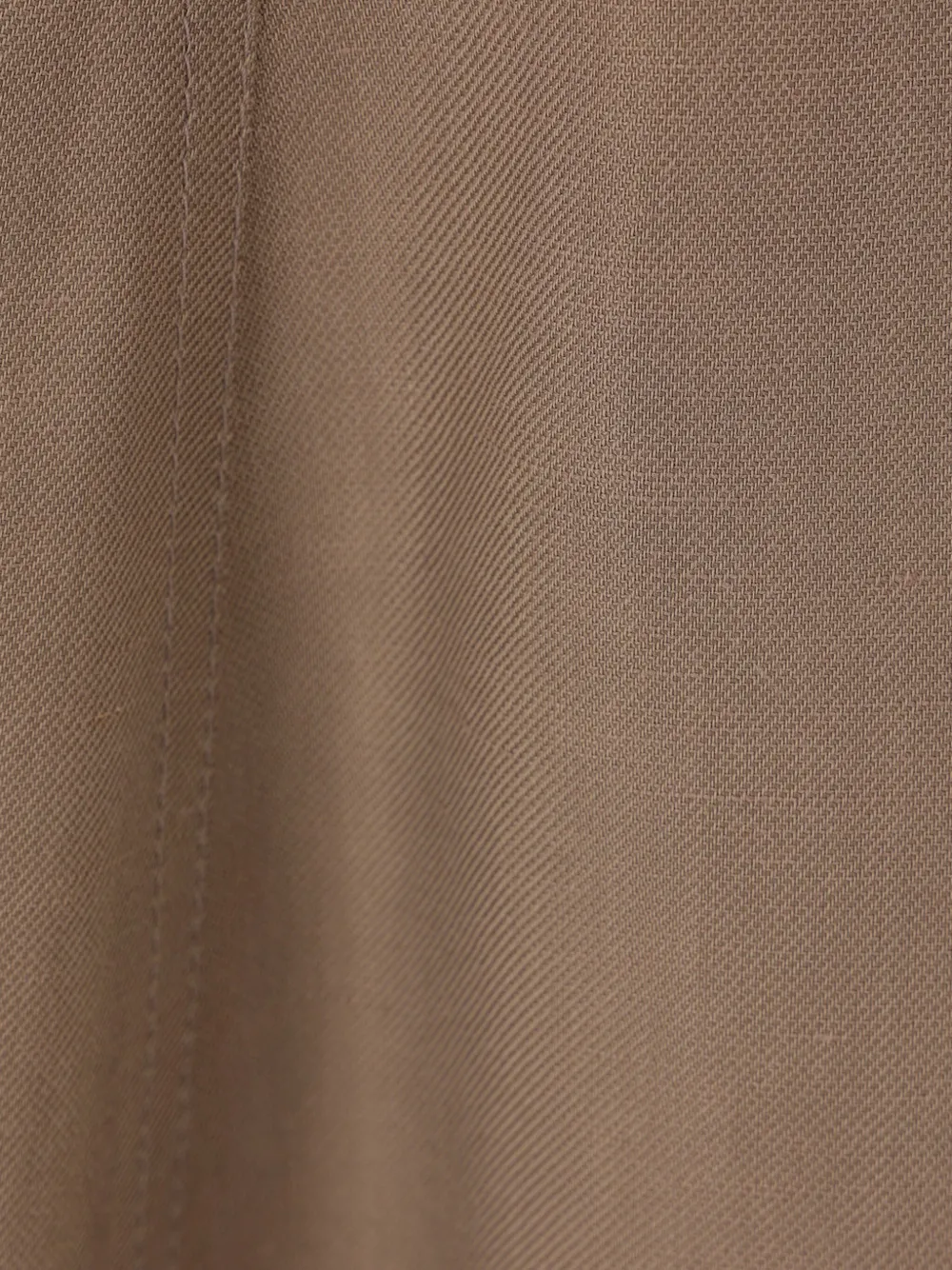 Brunello Cucinelli Mouwloze twill maxi-jurk Bruin