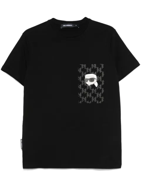 Karl Lagerfeld Ikonik Karl print T-shirt