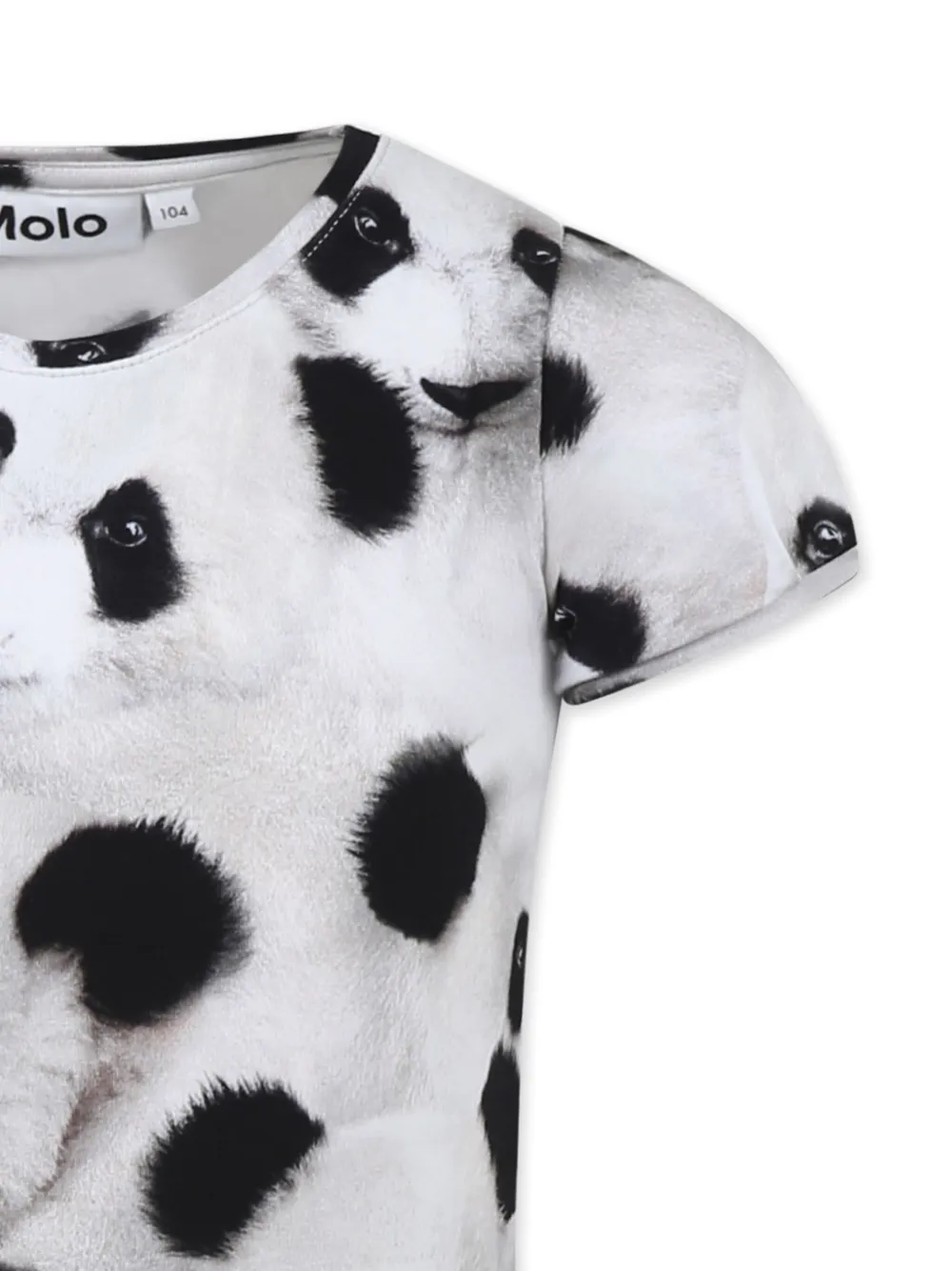 Molo T-shirt met Giant Panda-print Wit
