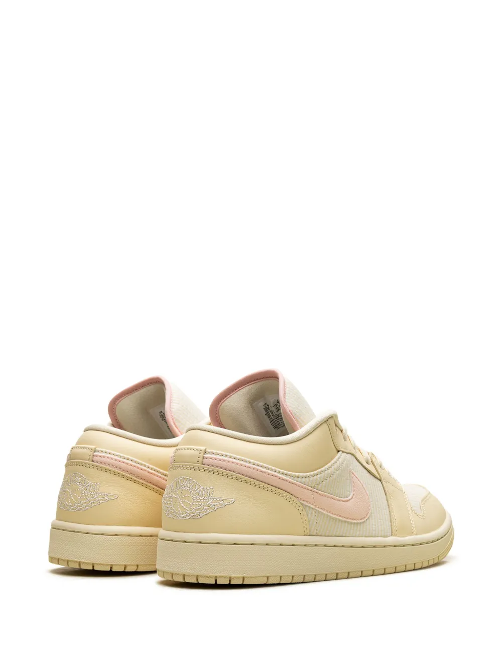 Jordan 1 Low "Seersucker Muslin Sail Coconut Milk Legend Pink" sneakers Neutrals