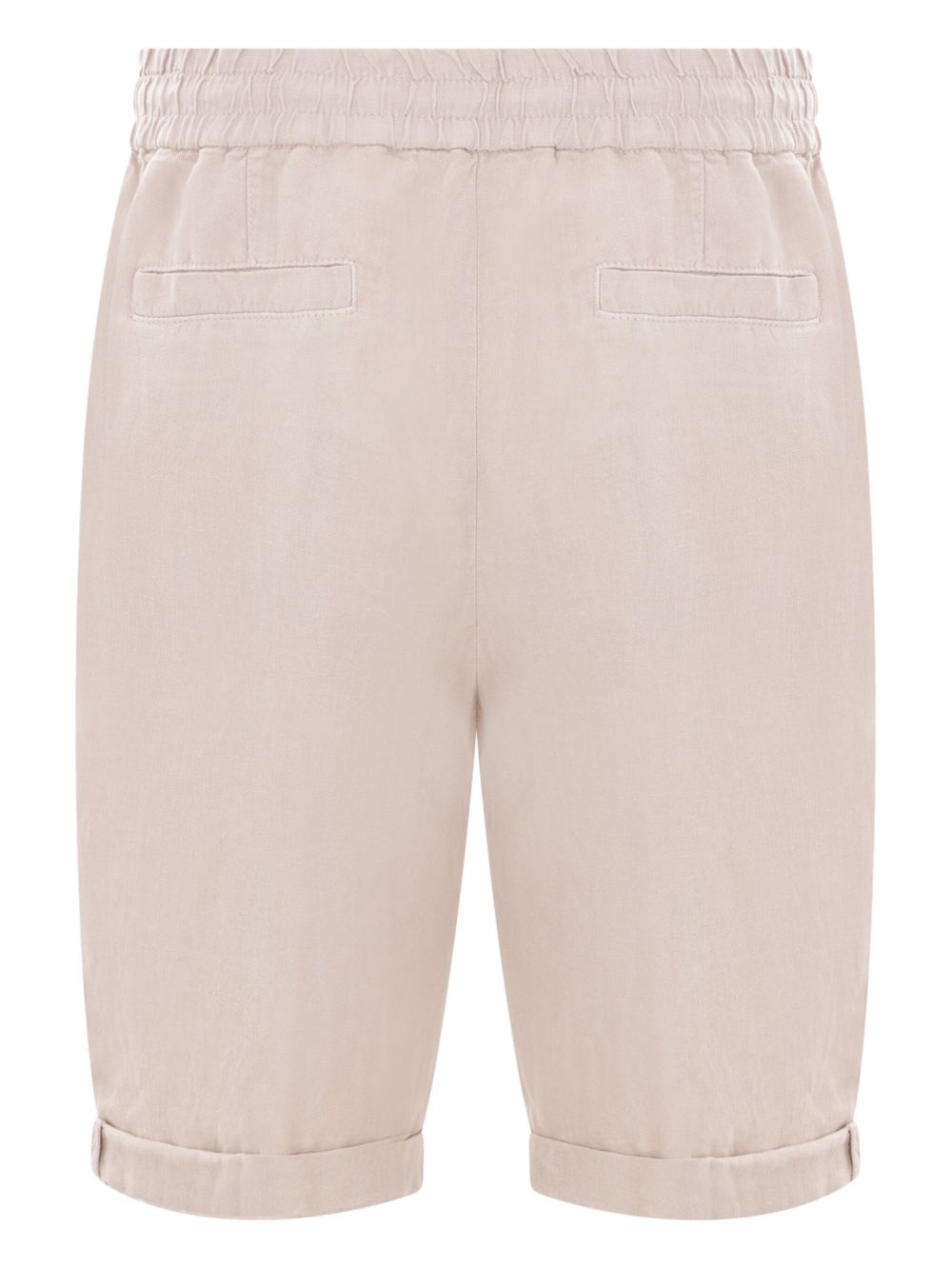 Brunello Cucinelli linen track shorts - Beige