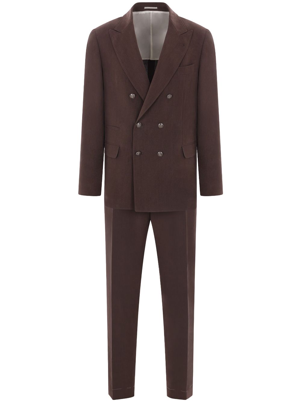 Brunello Cucinelli linen suit - Brown