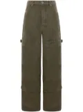 Off-White wide-leg cargo jeans - Green