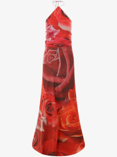 Roberto Cavalli Garden Rose マキシドレス