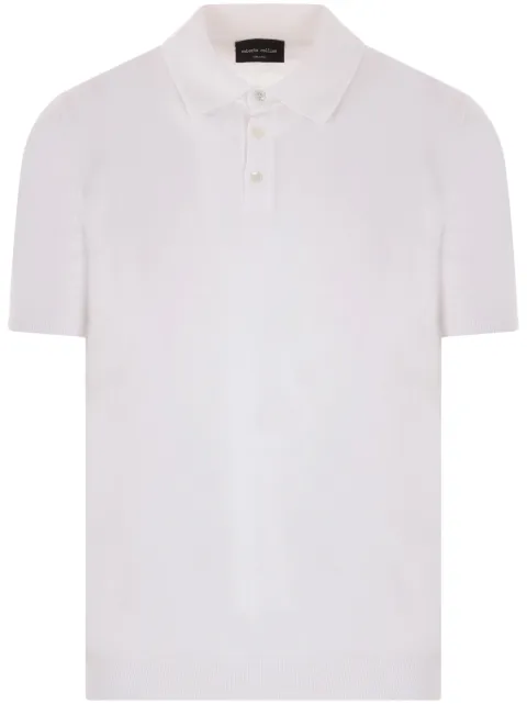 Roberto Collina knitted cotton polo shirt