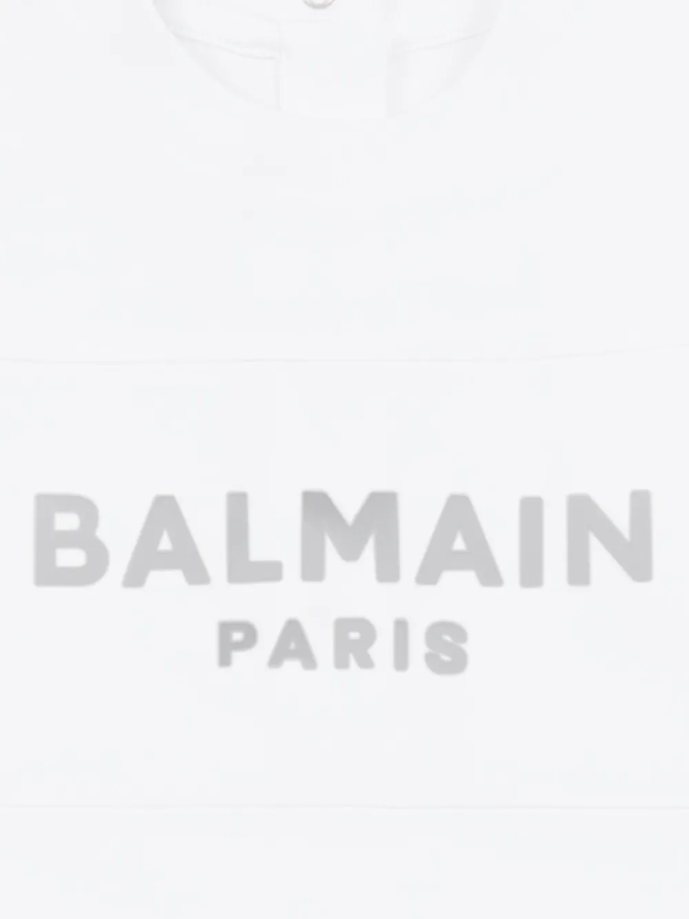 Balmain Kids Babypakje met logoprint Wit