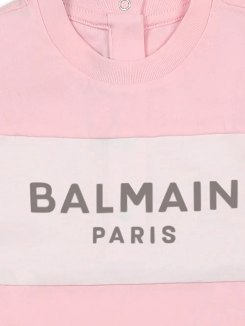 Balmain Kids logo-print pajamas - Roze