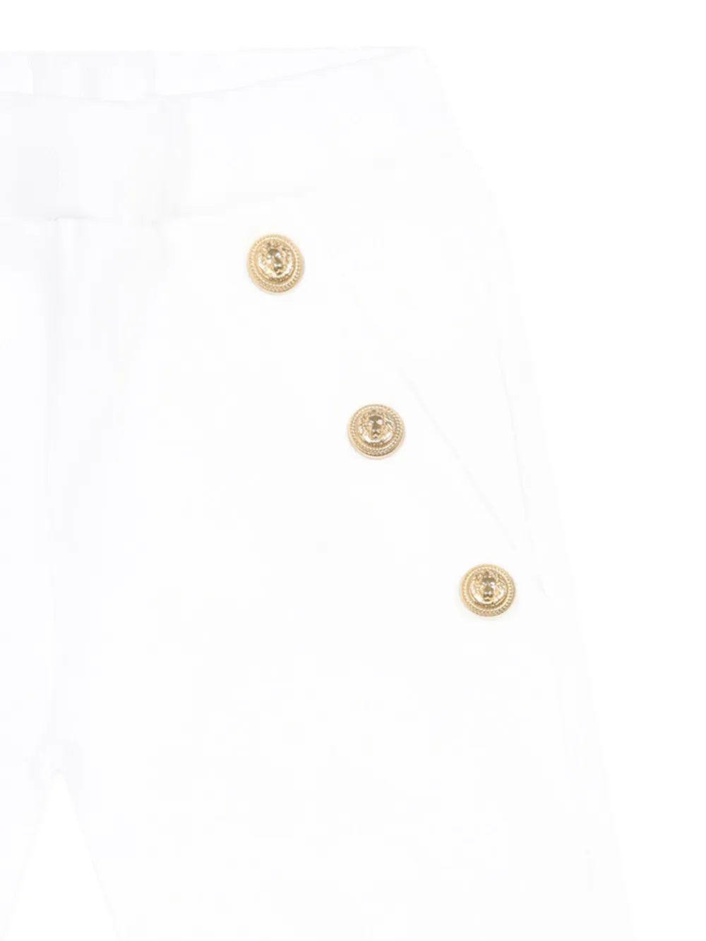 BALMAIN ENGRAVED-BUTTONS TROUSERS