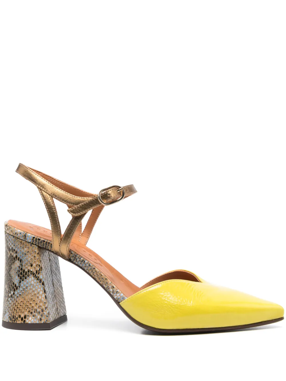 Chie Mihara 80 mm Luyle pumps Geel