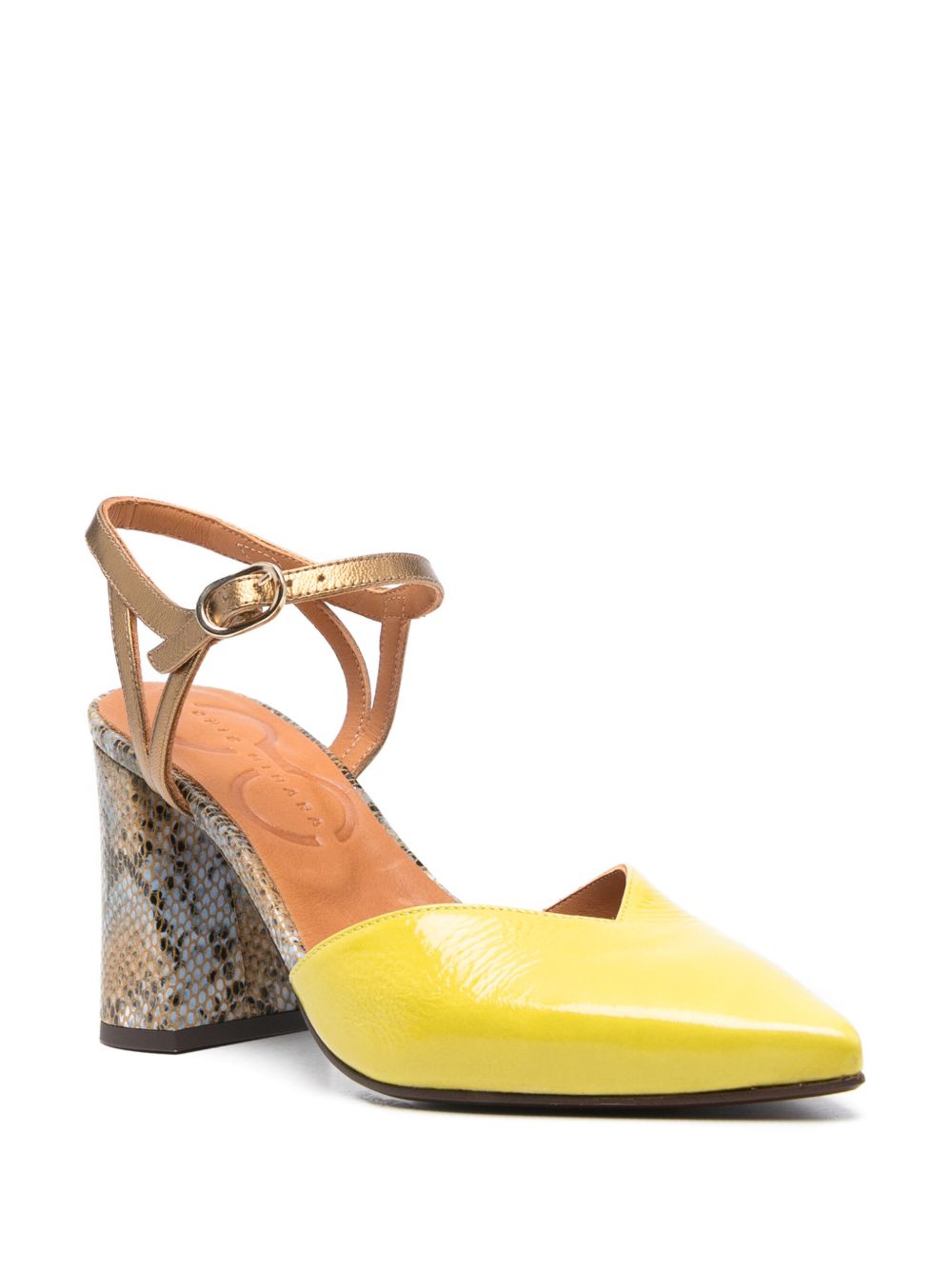 Chie Mihara 80 mm Luyle pumps - Geel