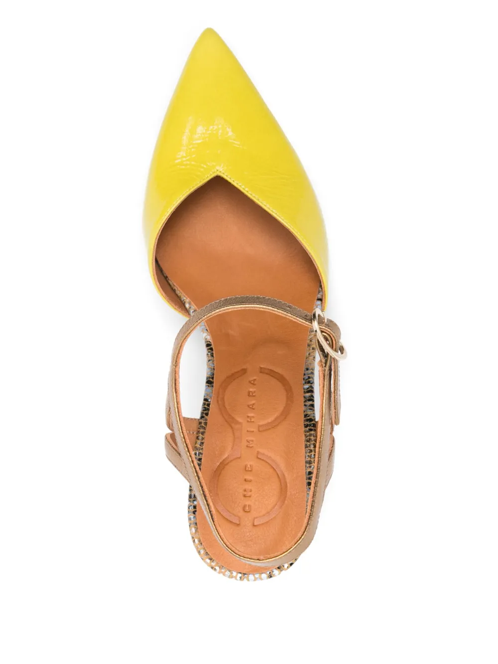 Chie Mihara 80mm Luyle pumps Yellow