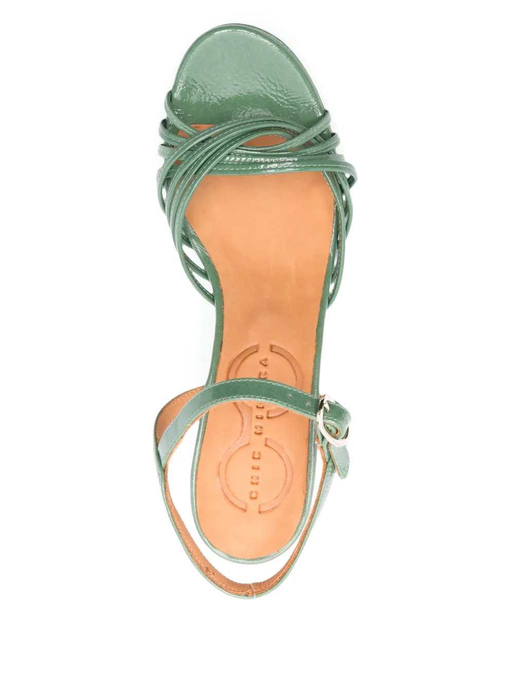 Chie Mihara 80mm Keske sandals Green