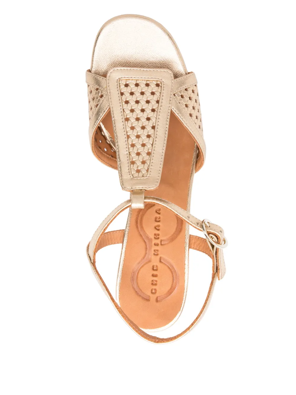 Chie Mihara 80mm Bechill sandals Gold