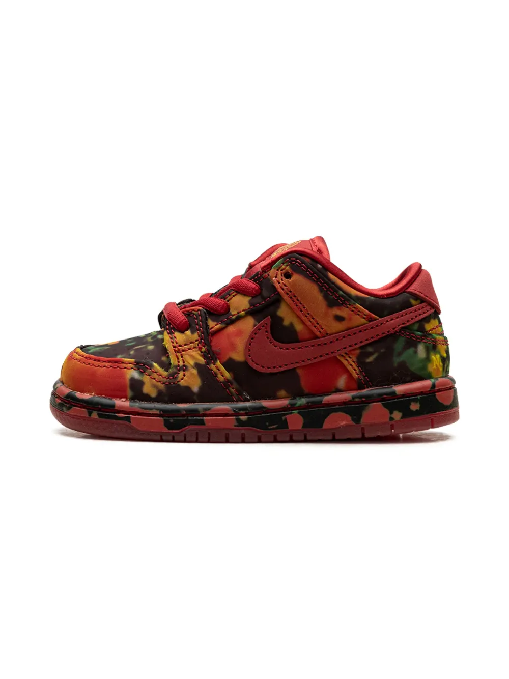 Nike Kids SB Dunk Low "The Wizard of Oz Varsity Red University Gold" sneakers Rood