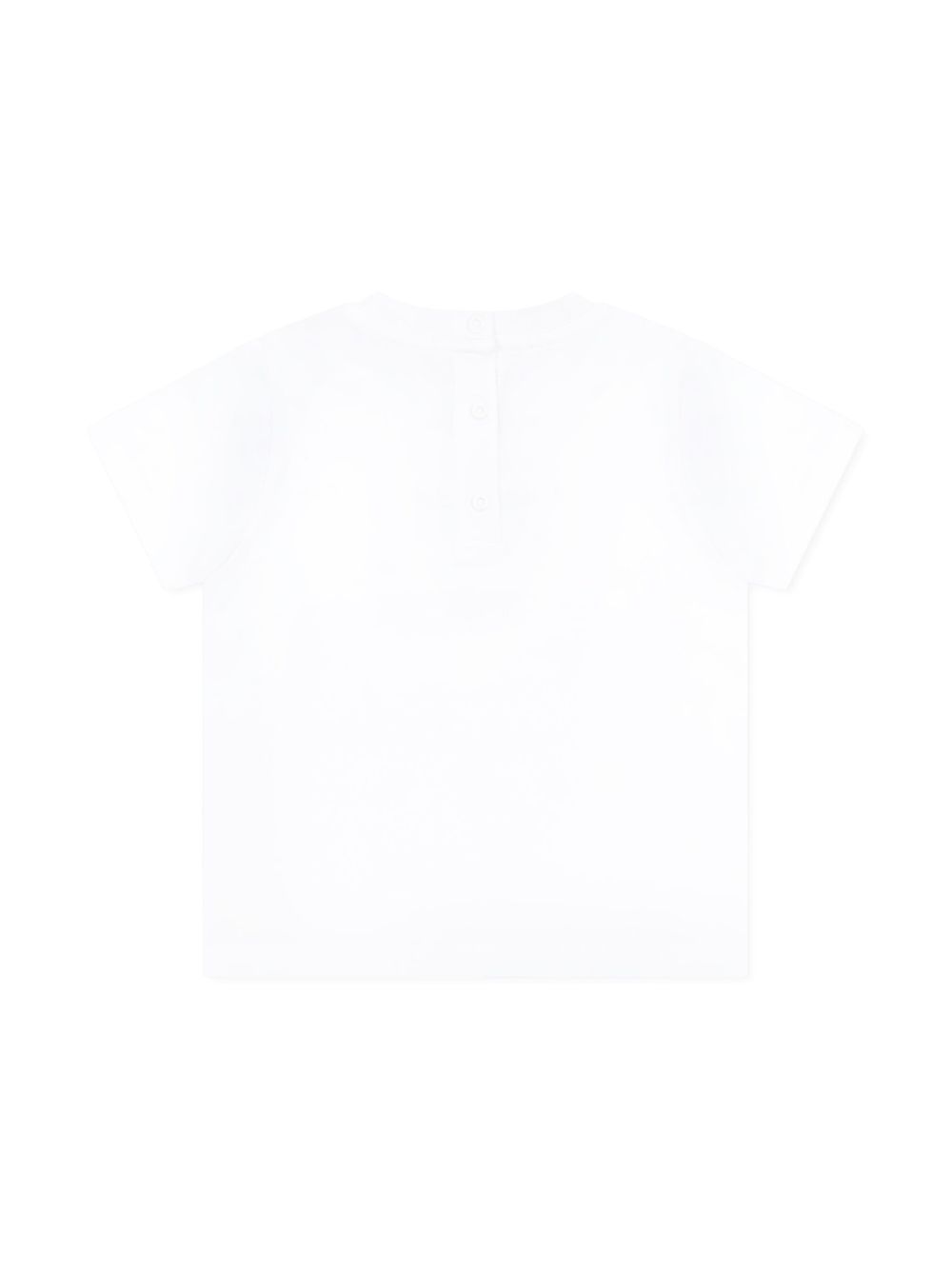 Balmain Kids T-shirt met geborduurd logo Wit