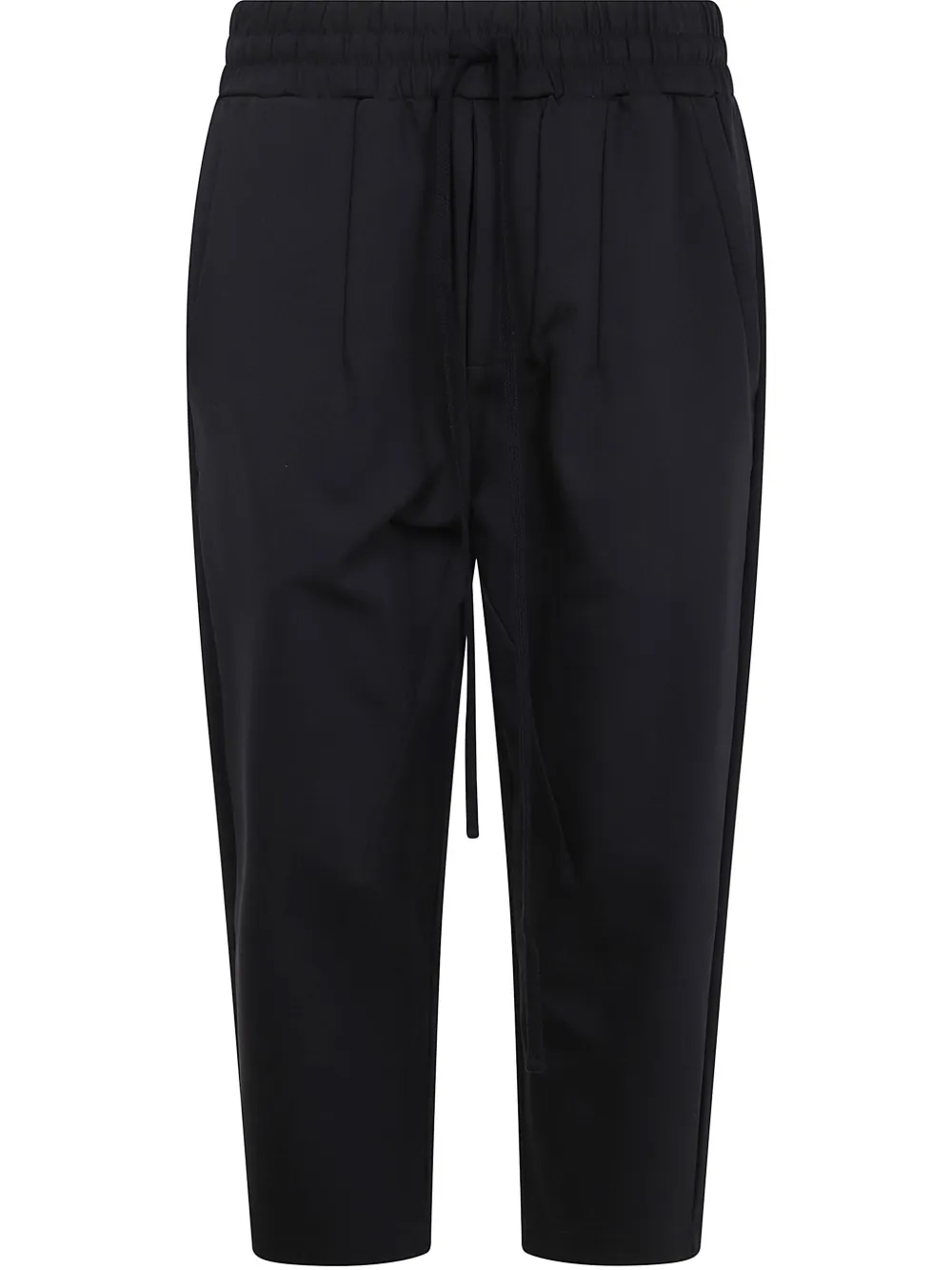 drawstring cotton trousers