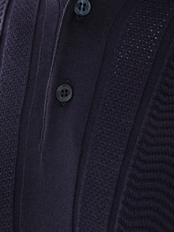 Brunello Cucinelli ニット ポロシャツ | ブルー | FARFETCH JP