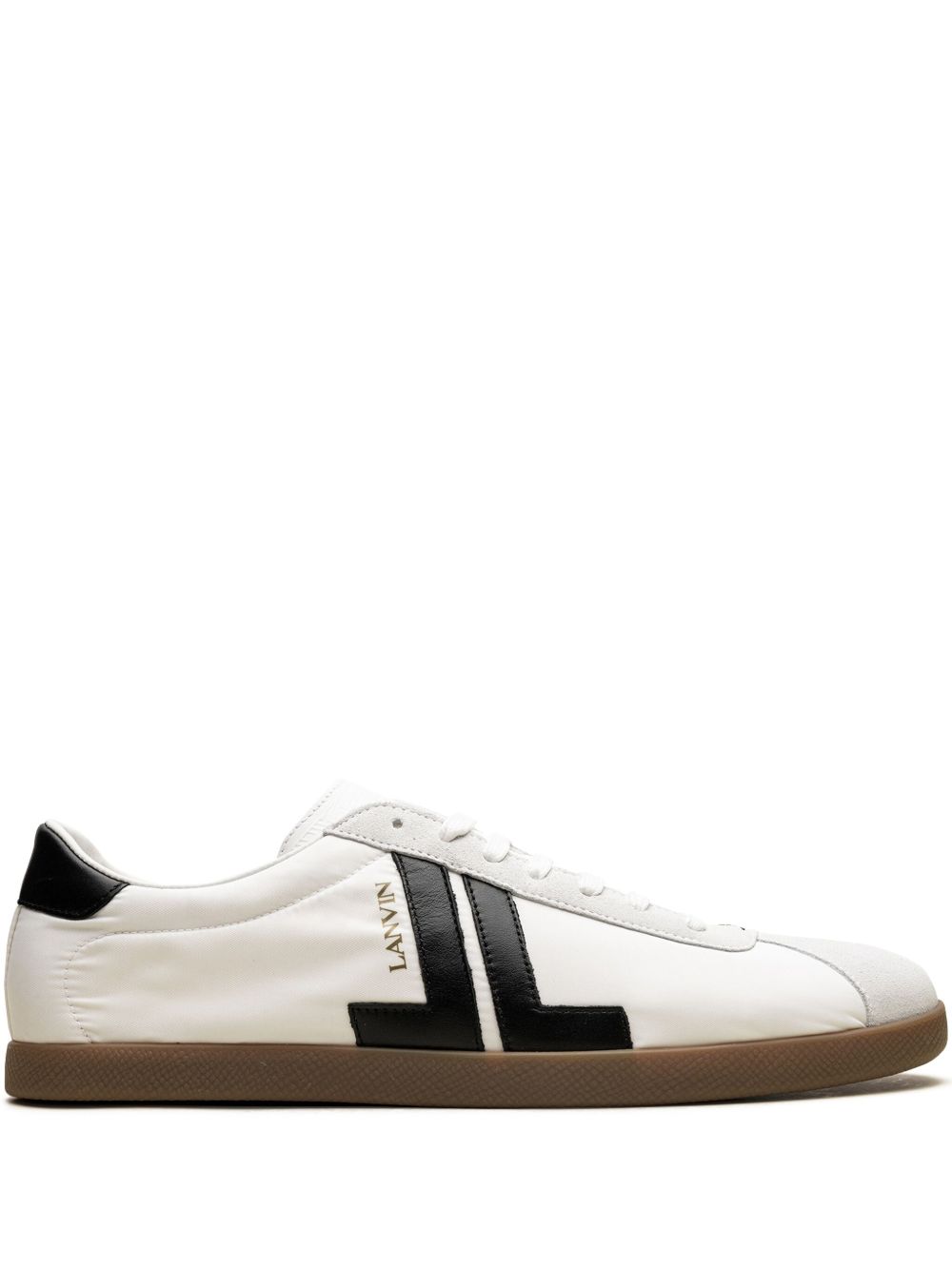 Lanvin Glen "White Black" sneakers Wit