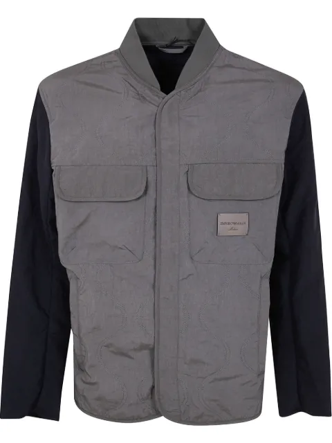 Emporio Armani contrast-sleeve jacket
