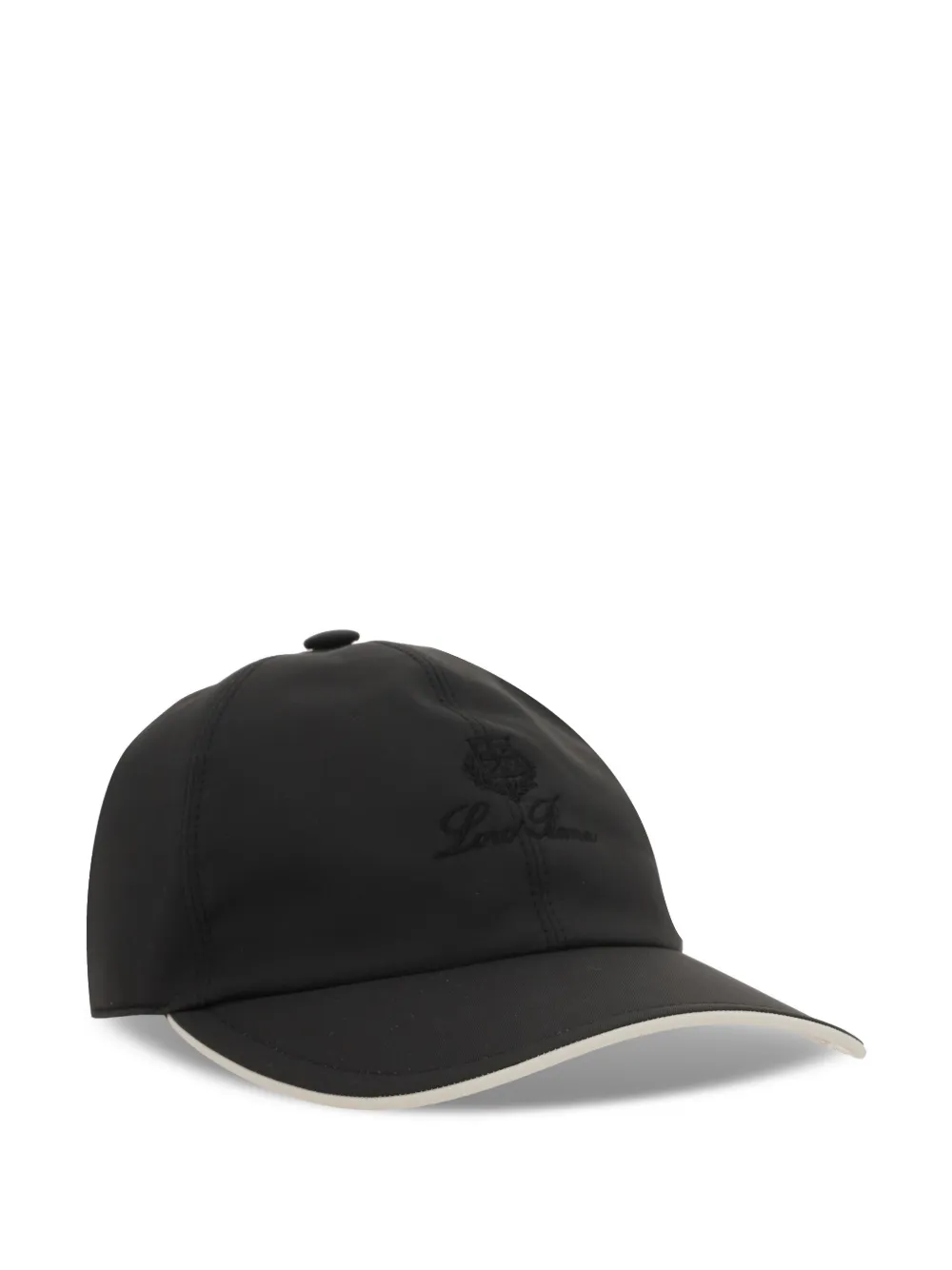 Loro Piana Pet met geborduurd logo Zwart