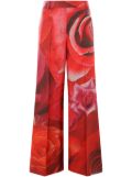 Roberto Cavalli silk trousers - Red