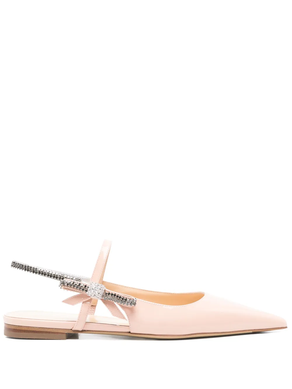 MACH & MACH bow-detailing pumps Roze